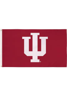 White Indiana Hoosiers 3x5 Team Logo Silk Screen Grommet Flag