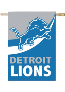Detroit Lions Burlap Banner