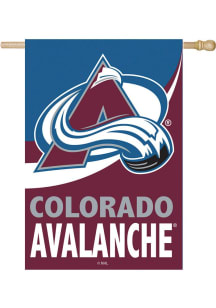 Colorado Avalanche Burlap Banner