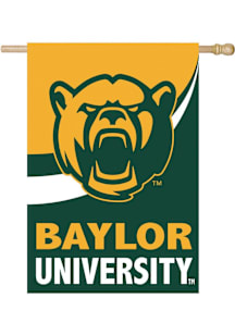 Baylor Bears Burlap Banner - Green