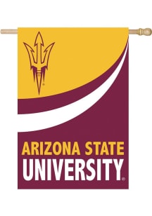 Arizona State Sun Devils Burlap Banner