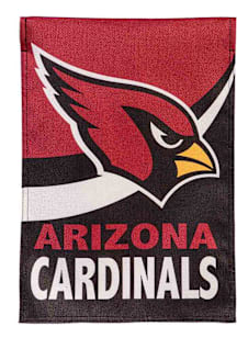 Arizona Cardinals Burlap Garden Flag - Black