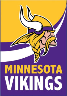 Minnesota Vikings Burlap Garden Flag
