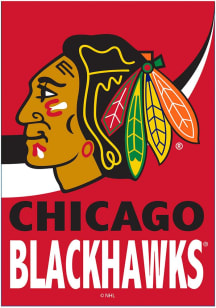 Chicago Blackhawks Burlap Garden Flag
