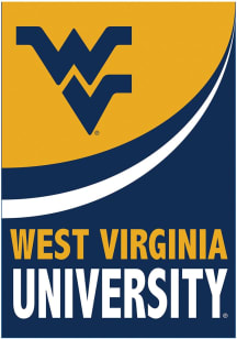 West Virginia Mountaineers Burlap Garden Flag