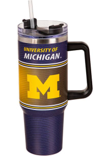 Yellow Michigan Wolverines 40oz Steel Canyon Stainless Steel Tumbler