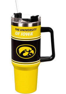 Black Iowa Hawkeyes 40oz Steel Canyon Stainless Steel Tumbler