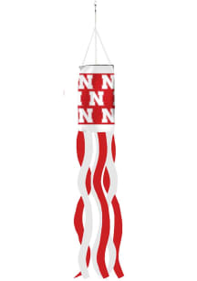 Red Nebraska Cornhuskers Team Color Windsock