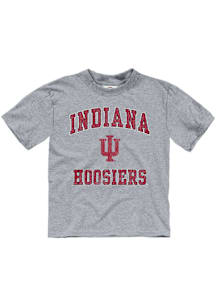 Indiana Hoosiers Toddler Grey Big Arch Short Sleeve T-Shirt