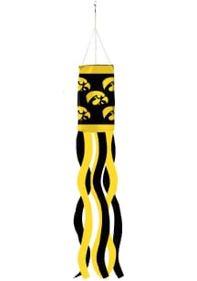 Black Iowa Hawkeyes Team Color Windsock