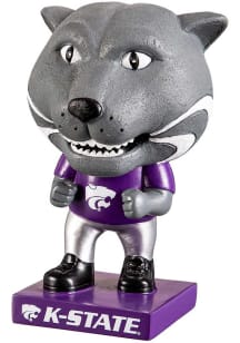 Purple K-State Wildcats 6 Inch Little Big Head Mascot Figurine