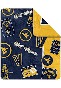 West Virginia Mountaineers Dream Weave Fleece Blanket - Gold