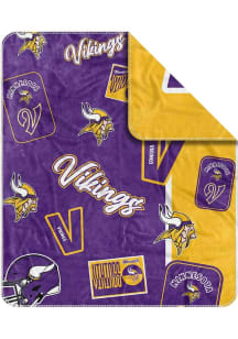 Minnesota Vikings Dream Weave Fleece Blanket - Purple