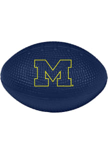 Michigan Wolverines Yellow Logo Brands Stress Less Football Stress ball