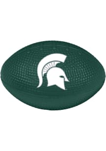 Michigan State Spartans Green Logo Brands Stress Less Football Stress ball