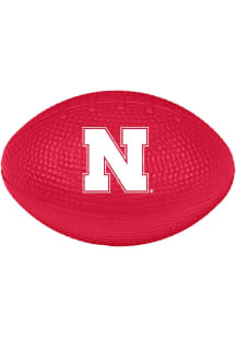 Nebraska Cornhuskers Red Logo Brands Stress Less Football Stress ball