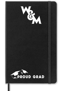 William &amp; Mary Tribe Proud Grad team logo Notebook and Folder - Black