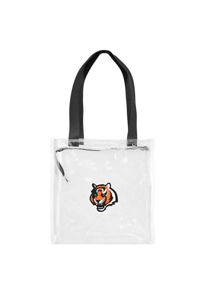 Cincinnati Bengals White Stadium Approved 12 x 12 x 6 Clear Bag