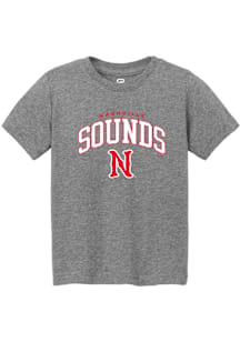 Summit Sportswear Nashville Sounds Toddler Graphite Arch Mascot Short Sleeve T-Shirt