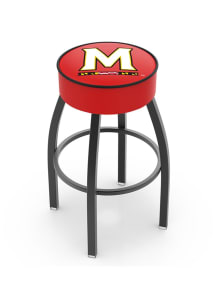 Black Maryland Terrapins Swivel Pub Stool
