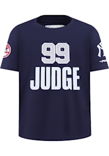 Aaron Judge  Pro Standard New York Yankees Youth Navy Blue Classic Short Sleeve T-Shirt