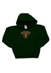 Baylor Bears Baby Green Mascot Long Sleeve Hooded Sweatshirt