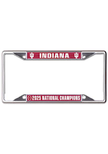 Indiana Hoosiers 2025 Football Nat Champ License Plate Frame - Crimson
