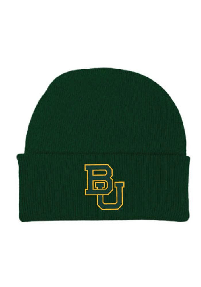 Baylor Bears Green Cuffed Newborn Knit Hat