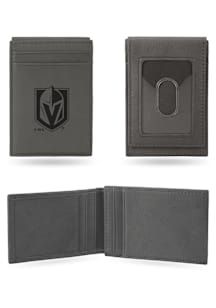 Vegas Golden Knights Laser Engraved Mens Bifold Wallet