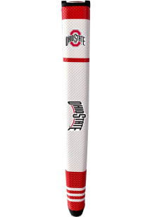 White Ohio State Buckeyes Grip Stripe Putter Cover