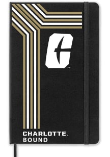 UNCC 49ers School Bound team logo Notebook and Folder - Black