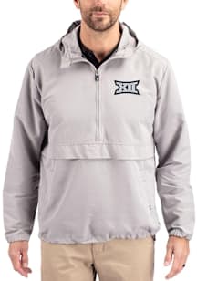 Cutter and Buck Big 12 Mens Ash Charter Eco Pullover Jackets