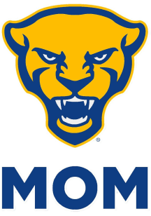 Blue Pitt Panthers Mom Decal