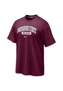 Nike Missouri State Bears Maroon Bears Nike Short Sleeve T Shirt