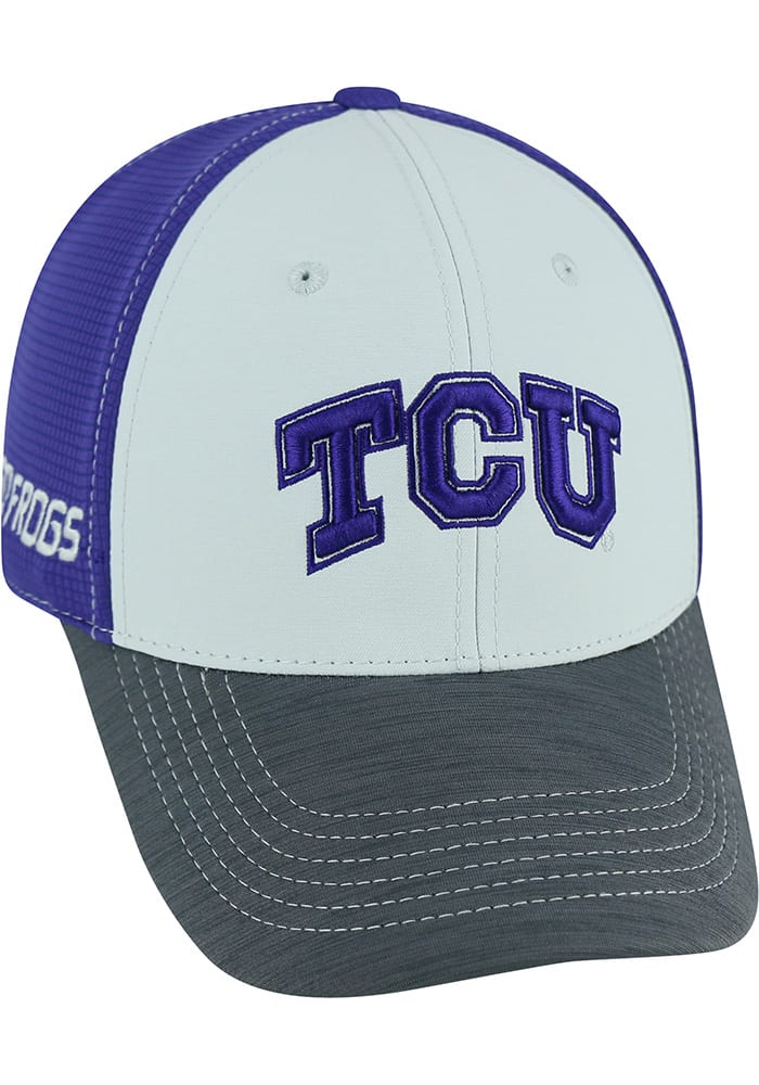 Top of the World TCU Horned Frogs Mens Purple Grip Flex Hat