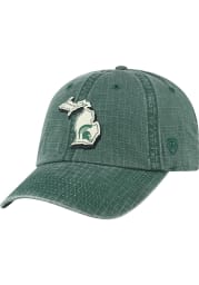 Top of the World Michigan State Spartans Stateline Adjustable Hat - Green