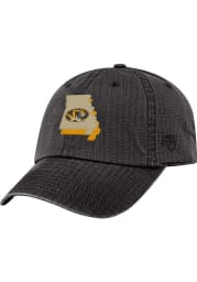 Top of the World Missouri Tigers Stateline Adjustable Hat - Black