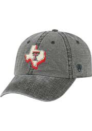 Top of the World Texas Tech Red Raiders Stateline Adjustable Hat - Black