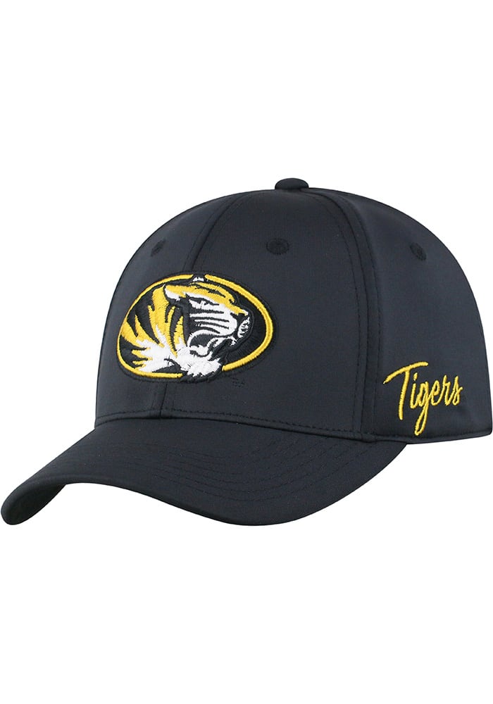 Missouri Tigers Mens Black Phenom Flex Hat