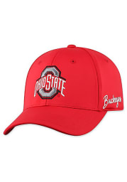 Top of the World Ohio State Buckeyes Mens Red Phenom Flex Hat