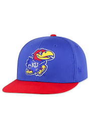 Kansas Jayhawks Blue Maverick Youth Snapback Hat