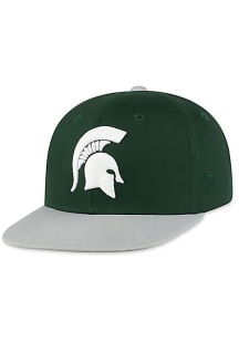 Michigan State Spartans Top of the World Maverick Youth Snapback Hat - Green