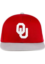 Oklahoma Sooners Crimson Maverick Youth Snapback Hat