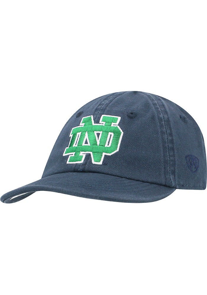 Notre Dame Fighting Irish Baby Mini Me Adjustable Hat - Navy Blue
