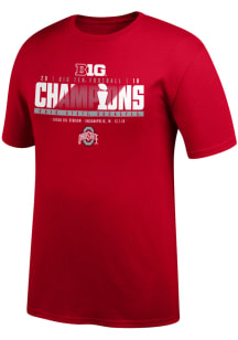 Ohio State Buckeyes Red 2018 Big Ten Conference Champion Short Sleeve T Shirt