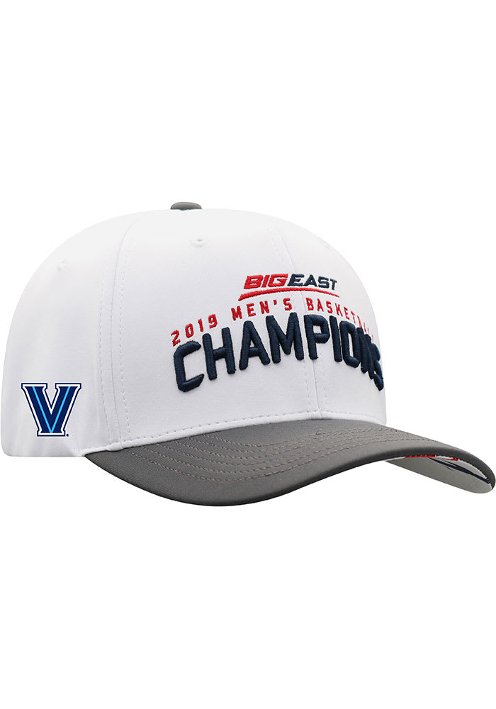 Top of the World Villanova Wildcats 2019 Big East Basketball Champions LR Adjustable Hat - White