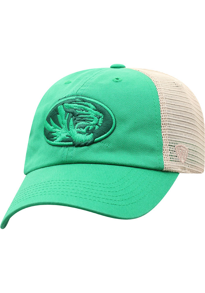 Top of the World Missouri Tigers Snog Meshback Adjustable Hat - Green