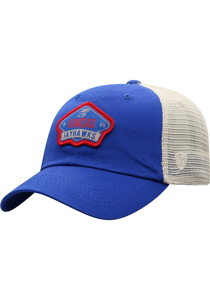 Kansas Jayhawks Nitty Meshback Adjustable Hat - Blue