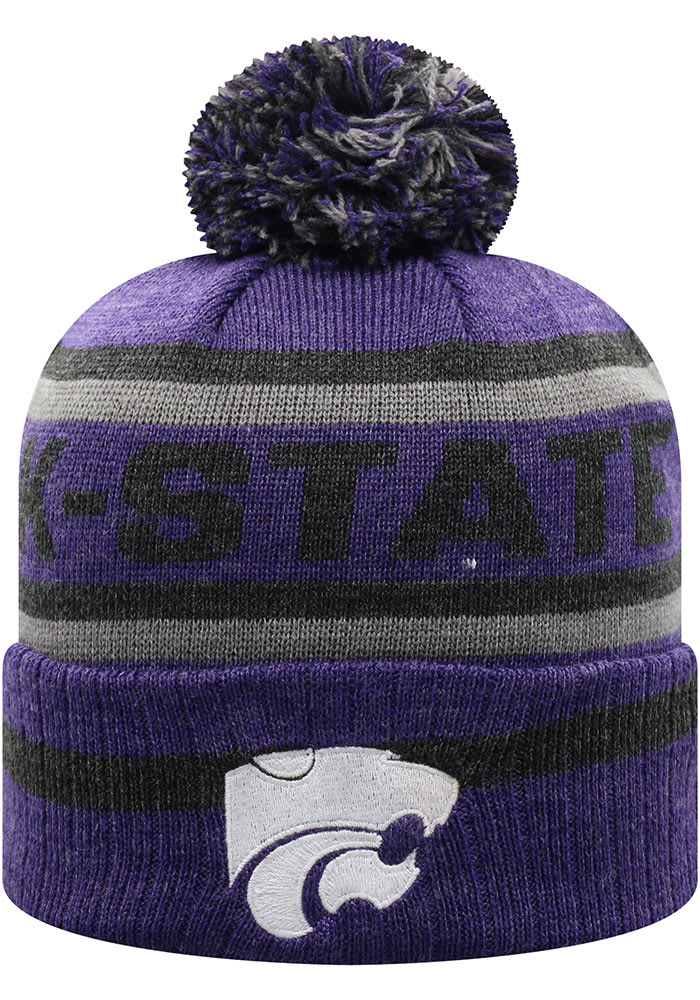 Top of the World K-State Wildcats Purple Buddy Cuff Mens Knit Hat