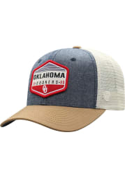 Top of the World Oklahoma Sooners Wild Meshback Adjustable Hat - Grey